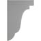 Ekena Millwork 1 3/4"W x 5"D x 7 1/2"H Bedford Wood Vintage Decor Bracket, Pebble Grey BKTWD02X05X08BEPG - alternate 3